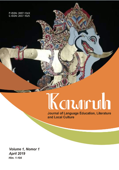 Kawruh: Journal of Language Education, Literature and Local Culture
